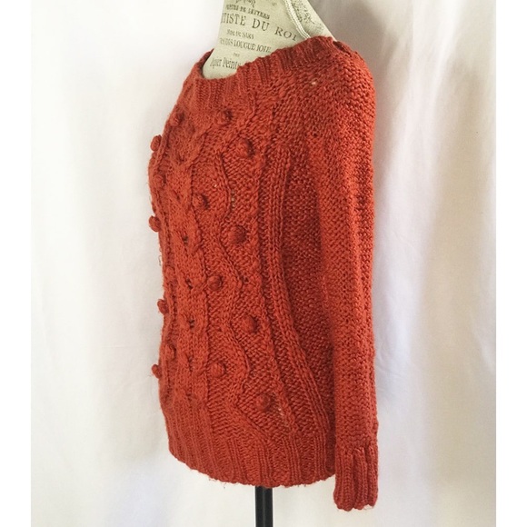 Anthropololgie Spiegel Red Knit Sweater - Picture 4 of 10